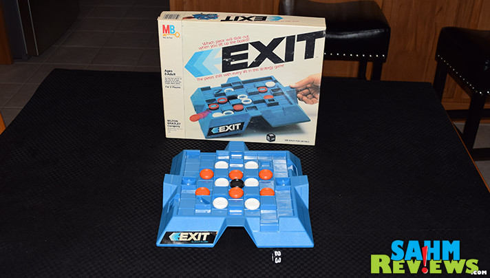Most games you don't want to bump the board. Exit by Milton Bradley asks you to lift it off the table to move your pieces! Find out more about this week's Thrift Treasure find! - SahmReviews.com