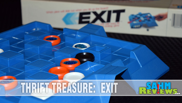 Most games you don't want to bump the board. Exit by Milton Bradley asks you to lift it off the table to move your pieces! Find out more about this week's Thrift Treasure find! - SahmReviews.com