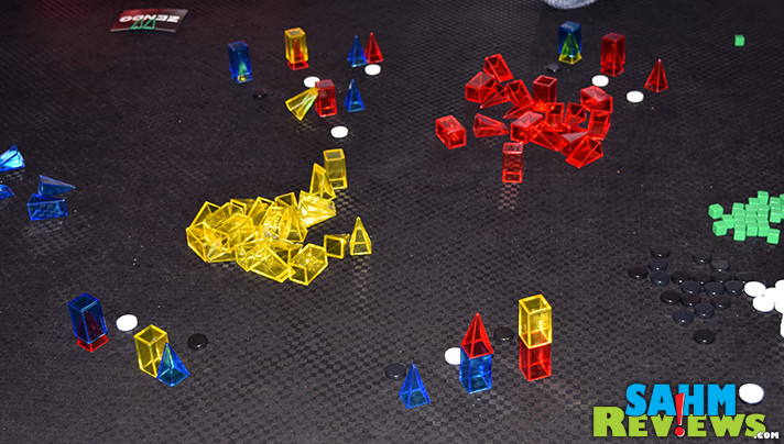 We were amazed by the simplicity and difficulty of this new logic game by Looney Labs. Zendo has won a permanent spot in our game collection! - SahmReviews.com