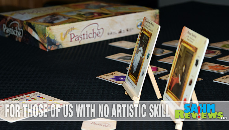 You don't need artistic skill to enjoy a round of Eagle-Gryphon Games' Petite Pastiche. Just an appreciation for the arts! Find out what it's all about on SahmReviews.com!