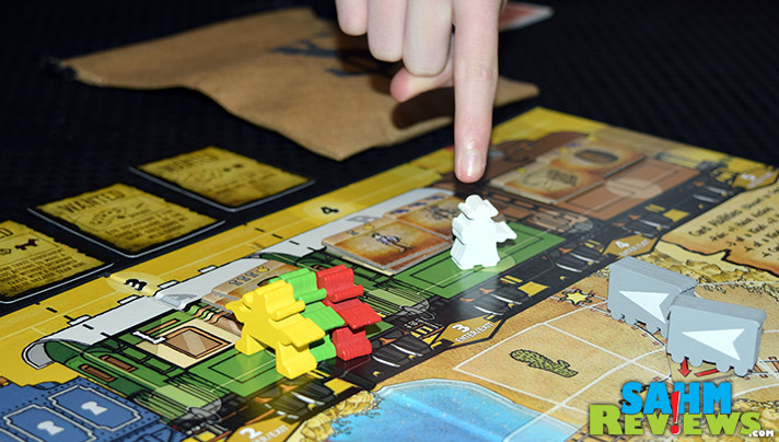 We love cooperative games and games with a railroad theme. Train Heist by Cryptozoic Entertainment kills two birds with one stone - and it's a steal! - SahmReviews.com
