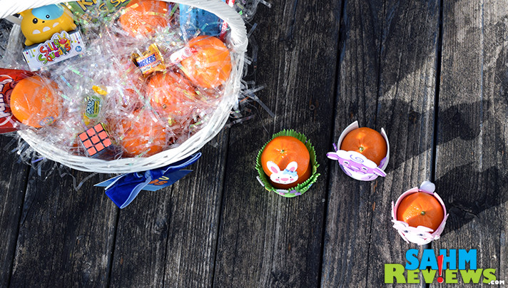 Want a sweet alternative to Easter candy? Get festive with these Easter crafts that include Halos California mandarins. - SahmReviews.com