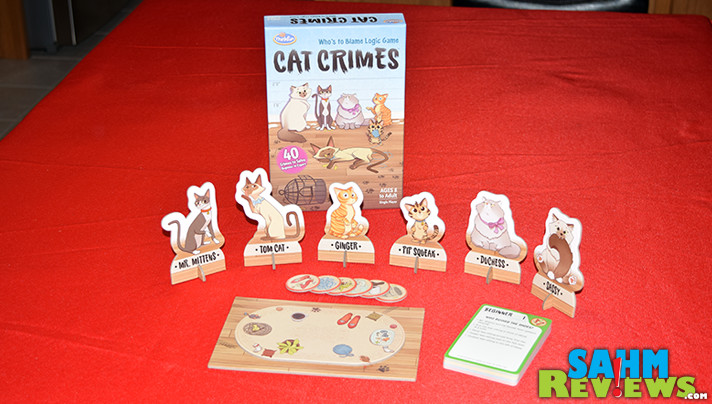If you ever enjoyed a game of Clue, you will love the puzzle challenge afforded by ThinkFun's new Cat Crimes. All the fun without the fears of allergies! - SahmReviews.com