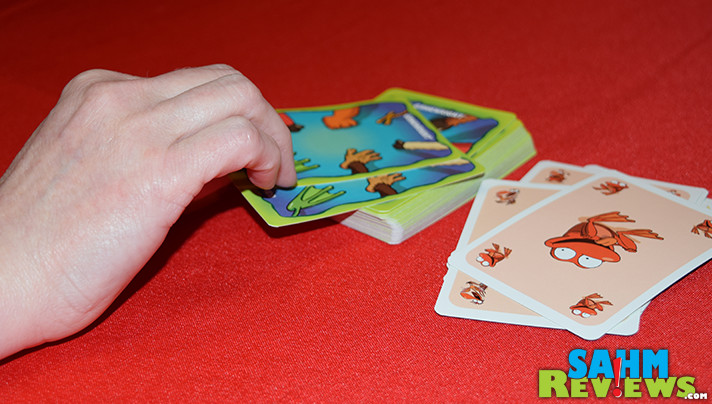 An interesting twist on the UNO theme, Cuckoo Zoo changes things up by requiring farm animal sounds to play a valid card! Find out more on SahmReviews.com!