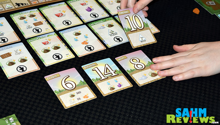 Can you plow, build, plant and grow a crop in under an hour? You can in Tasty Minstrel Games' brand new Harvest game. Find out why it is now in our travel bag! - SahmReviews.com