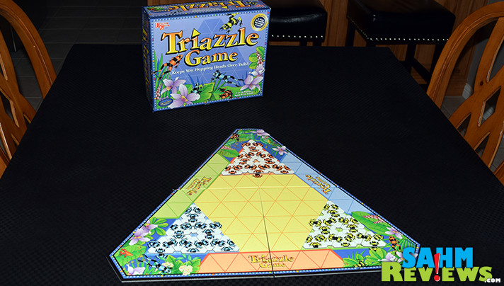 We had high hopes for Triazzle. We really wanted it to be a great abstract game for three players. Sadly, it wasn't. Find out what this frog-themed game did wrong. - SahmReviews.com