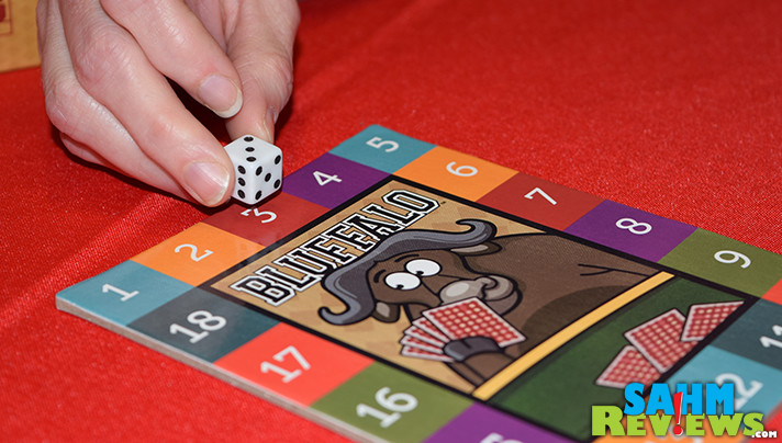 When publishers try to improve on a classic game, rarely do they change things drastically. Bluffalo by Main Street Card Club takes the game of Liar's Dice and gets rid of the dice!!! - SahmReviews.com