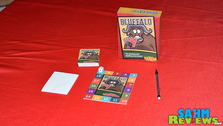 When publishers try to improve on a classic game, rarely do they change things drastically. Bluffalo by Main Street Card Club takes the game of Liar's Dice and gets rid of the dice!!! - SahmReviews.com