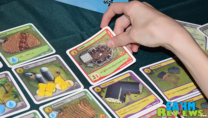 Because we're in Iowa, we have an affinity for farm-themed games. Fields of Green by Stronghold Games fits perfectly into the genre and is now a permanent part of our collection! - SahmReviews.com