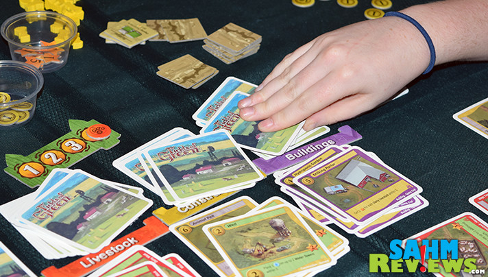 Because we're in Iowa, we have an affinity for farm-themed games. Fields of Green by Stronghold Games fits perfectly into the genre and is now a permanent part of our collection! - SahmReviews.com