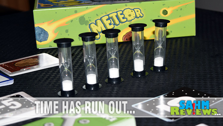 Lasting only 5 minutes with an inexpensive price tag, Meteor cooperative game from Mayday Games is an affordable addition to your game shelf. - SahmReviews.com
