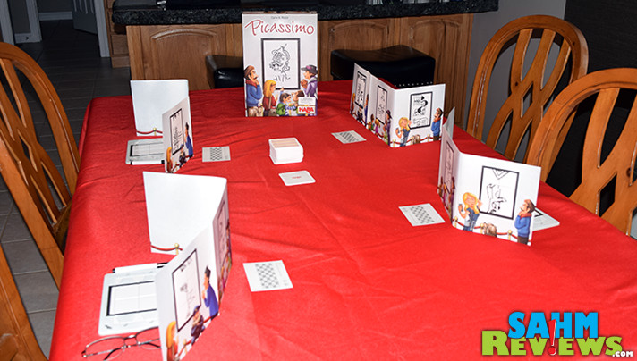 Drawing skills aren't required for Picassimo from HABA but a good sense of humor is! You'll laugh at how awful your drawing look once they've been transformed! - SahmReviews.com