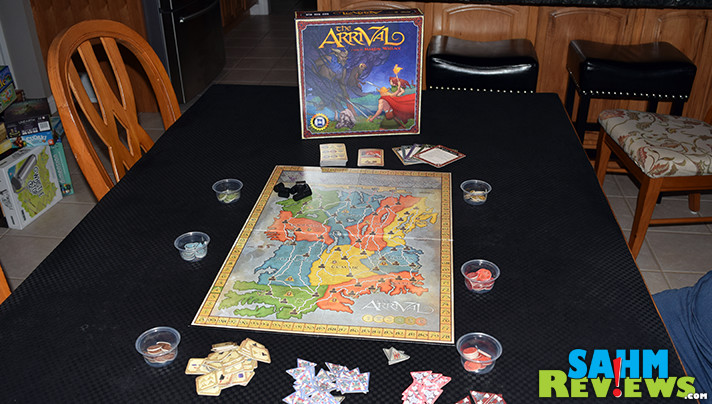 Sometimes it takes a company that is willing to take a risk to bring a European game to the U.S. Market. Fortunately that's what Cryptozoic Entertainment has done with Martin Wallace's "The Arrival"! Now we can all enjoy it! - SahmReviews.com