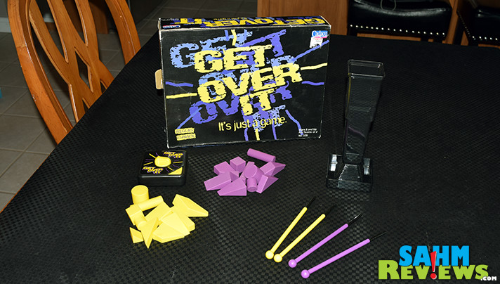 It's been while since we've found a good dexterity game at thrift. This week we happened across Get Over It. Does it scratch our itch? - SahmReviews.com