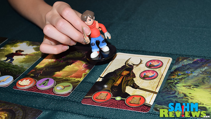 If you're not any good at memory games, The Mysterious Forest by iello might just be your solution. You can count on the other players' memory ability and share in the win! - SahmReviews.com