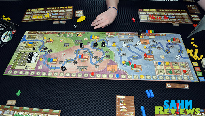 The follow-up to Haspelknecht, The Ruhr: A Story of Coal Trade delivers what Capstone Games promised - a continuation of the story on how coal was mined and transported along with a heavier game that appeals to Euro fans! - SahmReviews.com