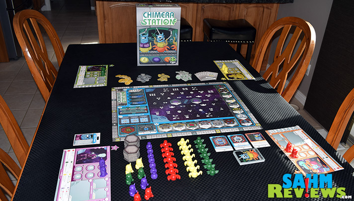One of the more family-friendly space-themed games to hit the market in some time. Tasty Minstrel Games' Chimera Station is in our permanent collection! - SahmReviews.com