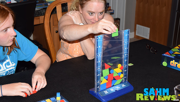 Sort of a combination of Tetris and Connect 4, Drop It by Kosmos is a happy addition to our collection of abstract games. Find out why we had to have it! - SahmReviews.com