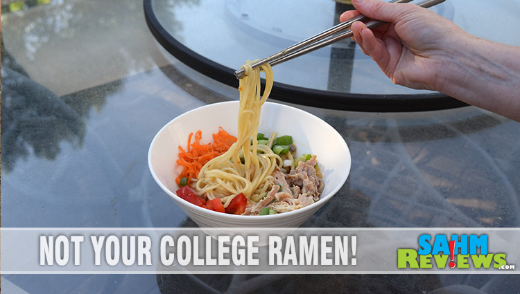 Deliciousness! Try this 30-Minute Chicken Ramen bowl recipe using the Mealthy MultiPot Pressure Cooker. - SahmReviews.com