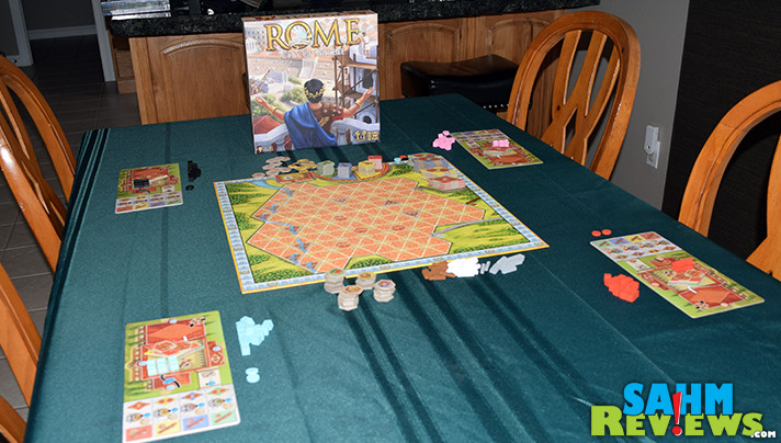 It's a blueprint for success when you help build civic building in Rome: City of Marble from R&R Games. - SahmReviews.com