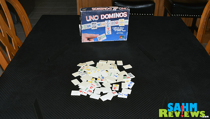 In our opinion, UNO Dominos is a better version of UNO than the original card game! Find out what makes it better and why it is this week's Thrift Treasure! - SahmReviews.com