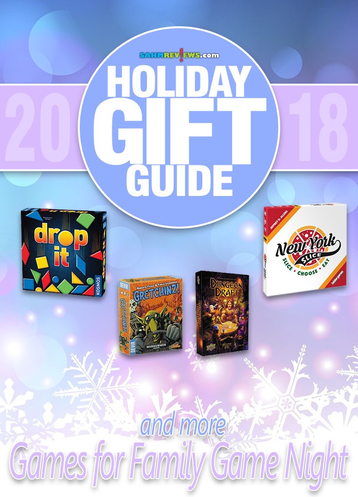 Looking for family gift ideas? Family games are great for bonding, entertainment and education. Our annual Gift Guide features several ideas for all kinds of games! - SahmReviews.com