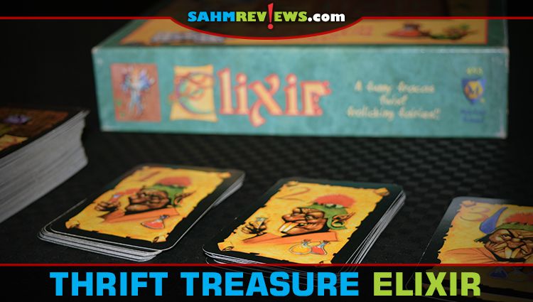 Mayfair Games' Elixir was this week's thrift store find. We got it at a bargain considering the high prices being asked for it on eBay! - SahmReviews.com
