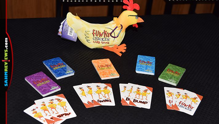Monster Match and Funky Chicken card games from North Star Games are fast-paced, easy to learn games from their Happy Planet line. - SahmReviews.com