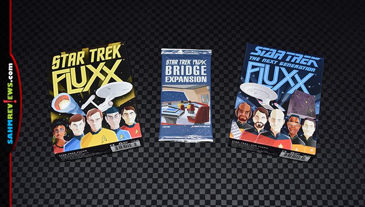 Even if you're not a huge Star Trek fan, you'll love the new things introduced in Star Trek Fluxx and Star Trek: TNG Fluxx by Looney Labs! - SahmReviews.com