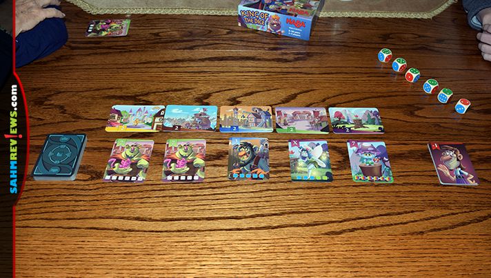 Roll the right combinations to entice citizens to your kingdom in King of the Dice game from HABA. - SahmReviews.com