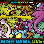 Squirmish game from Gamewright is a card battle game that incorporates humor. - SahmReviews.com