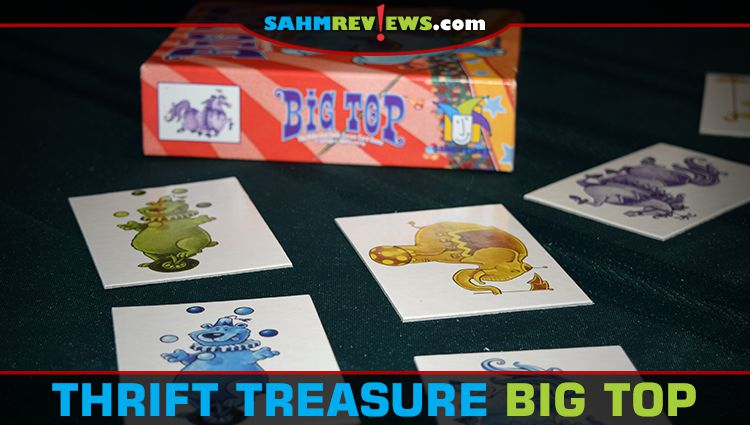 Live circuses may be gone, but you can still enjoy the theme with games like Big Top by Gamewright. We found a gently-used copy at thrift for only 88 cents! - SahmReviews.com