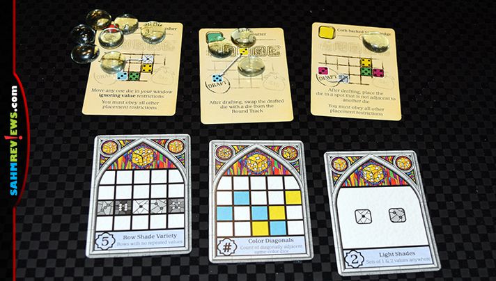 The end results are as enjoyable as the game play in Sagrada dice game from Floodgate Games. - SahmReviews.com