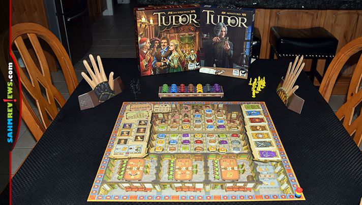 Work your way up the ranks of the Royal Court in Tudor Board Game from Academy Games. - SahmReviews.com