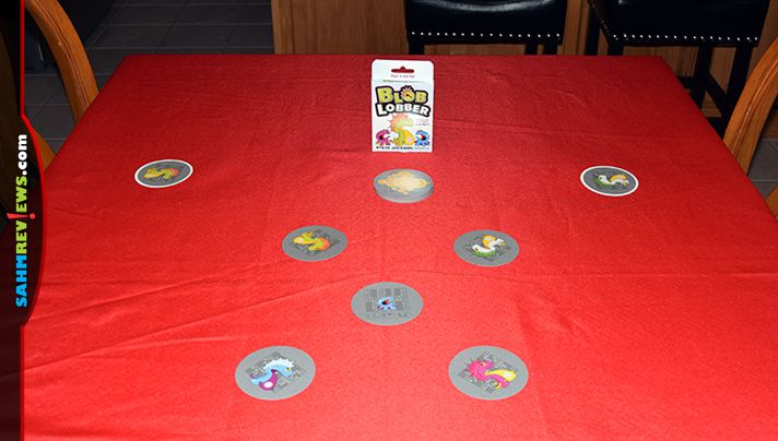 Who says cheap games can't be fun? Blob Lobber by Steve Jackson Games was a quick distraction that doesn't take long to setup or play! - SahmReviews.com