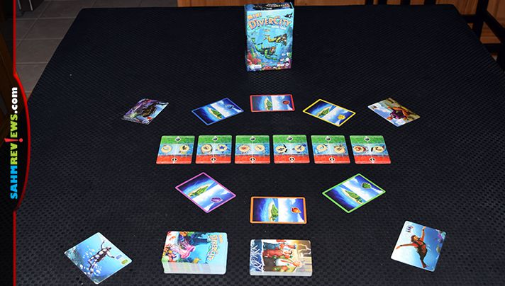 You're not shooting fireworks, you're saving marine wildlife in Sphere Games' Mini Diver City. This new cooperative card game just might be a Hanabi-killer! - SahmReviews.com