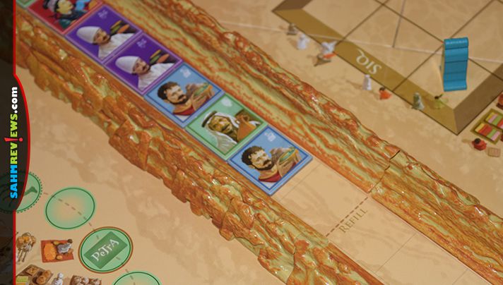 You won't have to walk through a mile of gorge to enjoy the new Passing Through Petra by Renegade Game Studios. What will the setting remind you of? - SahmReviews.com