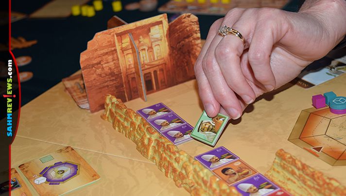 You won't have to walk through a mile of gorge to enjoy the new Passing Through Petra by Renegade Game Studios. What will the setting remind you of? - SahmReviews.com