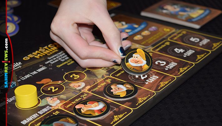 Disney fans and gamers alike will enjoy Snow White and the Seven Dwarfs Gemstone Mining Game from USAopoly. - SahmReviews.com
