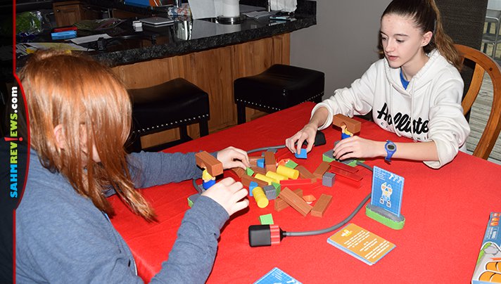 If you enjoy destroying as much as building, then Build or Boom by Goliath Games is the game for you! This dexterity game is perfect for all ages! - SahmReviews.com