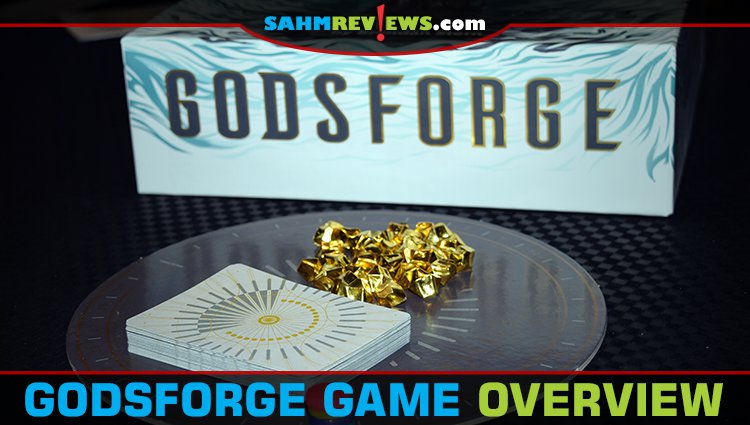Using dice as currency adds an element of randomness to Godsforge battle game from Atlas Games. - SahmReviews.com