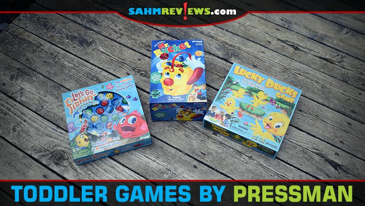 Keep little kids (of all ages) busy with wholesome fun including these toddler games from Pressman Toys. - SahmReviews.com