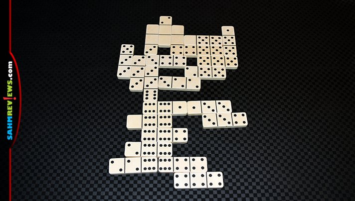 We had never seen three-sectioned dominoes before, so we had to pick up Doublecross at Goodwill when we found it. Too bad it wasn't a better game! - SahmReviews.com