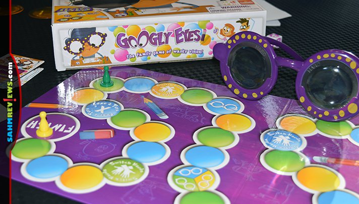 How well could you draw if your vision was altered? That's the idea in Goliath Games' new Googly Eyes party game! See for yourself! (See what I did there?) - SahmReviews.com