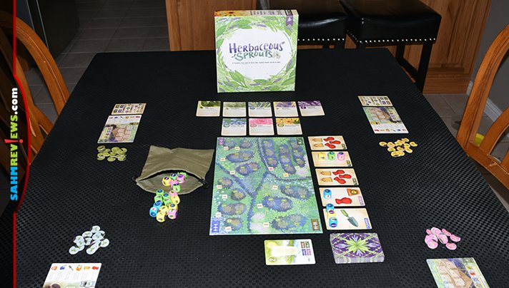 An amazing follow-up to Herbaceous, Herbaceous Sprouts adds dice and area control to the world of community gardens! It should be in your collection! - SahmReviews.com