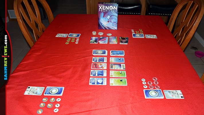 Think you know deck-builders? You have to try out Xenon Profiteer by Eagle-Gryphon Games. It shows there is still life in the decades-old genre! - SahmReviews.com