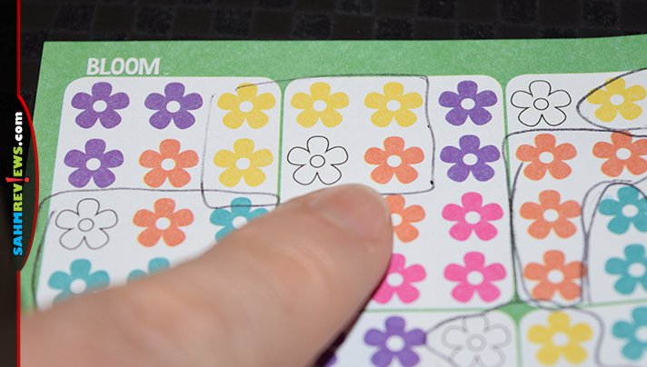Select your favorite flower and create bouquets in Bloom dice game from Gamewright. - SahmReviews.com