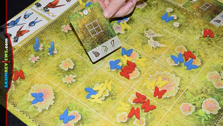 Ever wonder how butterflies decide which flowers to land on? You can make the decision for them in Dust in the Wings by Board & Dice! - SahmReviews.com