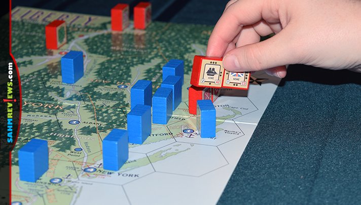 Our daughters were ready for a war game that was a bit more involved than the rest. We started them out on Columbia Games' Liberty: The American Revolution! - SahmReviews.com