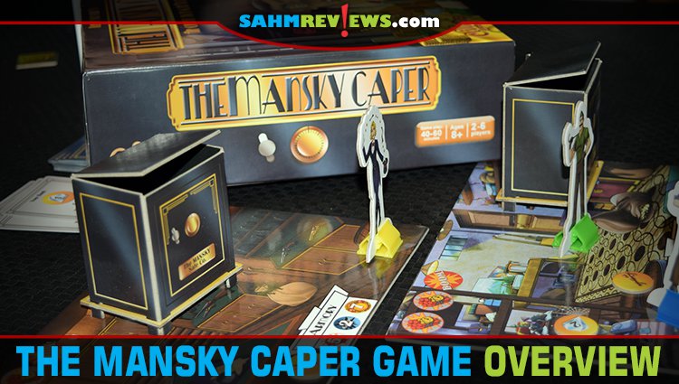 You can be greedy or you can play it safe in The Mansky Caper from Calliope Games. Just don't blow the place up! - SahmReviews.com